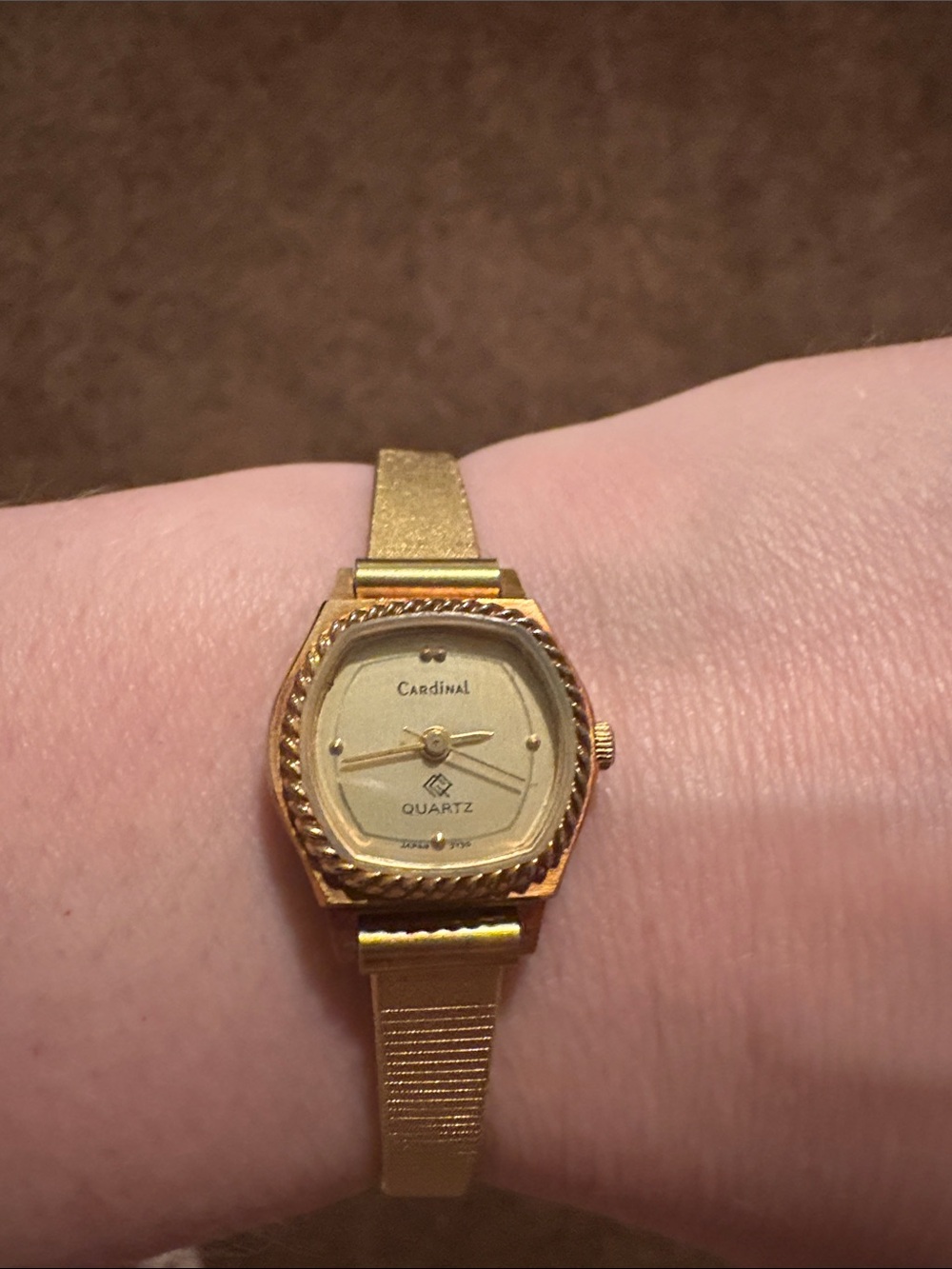Cardinal Gold-Tone Ladies Quartz Watch